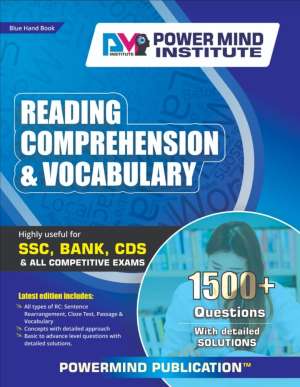 SSC ENGLISH - Reading Comprehension & Vocabulary