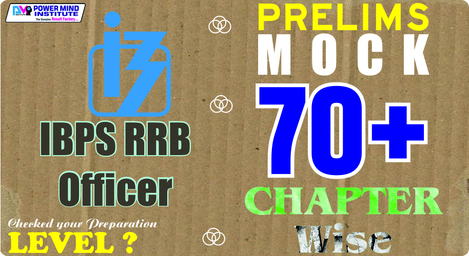 IBPS RRB Officer Prelims Chapter Wise Test Series